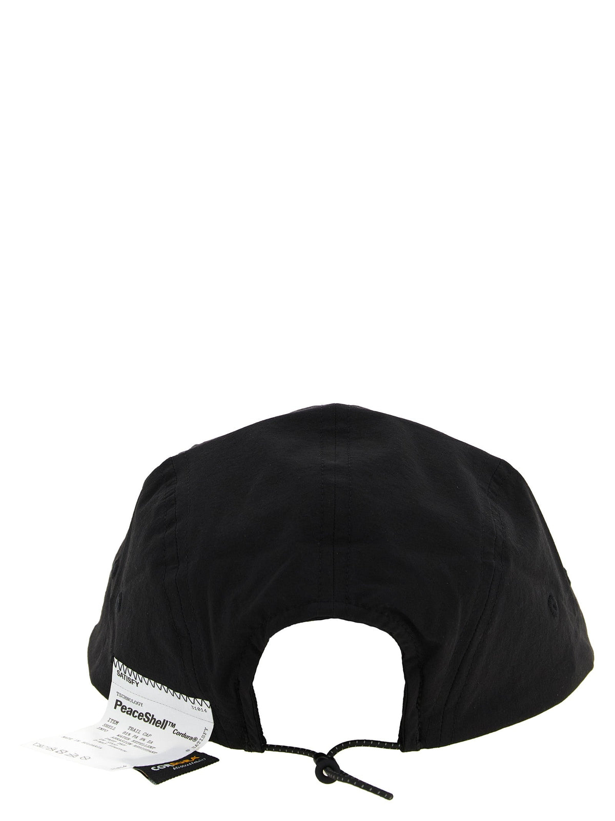 Satisfy Black Polyamide Baseball Cap