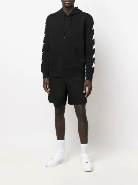 Golden Goose black Alighiero Star Collection sweatshirt with contrasting white stars