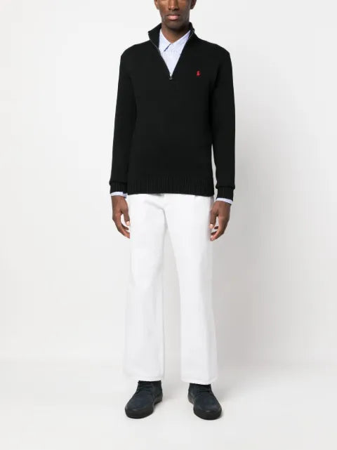 Polo Ralph Lauren short zip-up cotton pullover