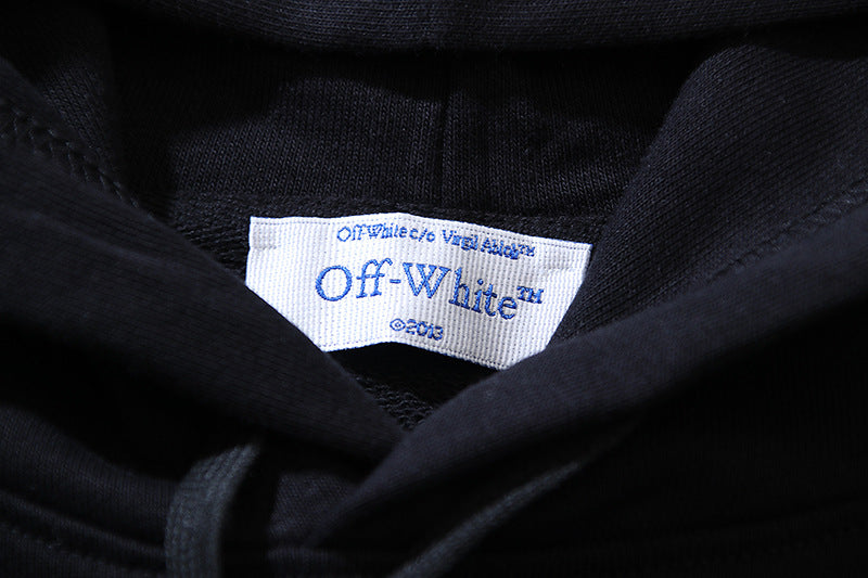 Off-White "99" Impressionism Arrow Hoodie – Pink Brushstroke