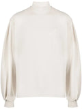 Random Identities logo-embroidered cotton sweatshirt