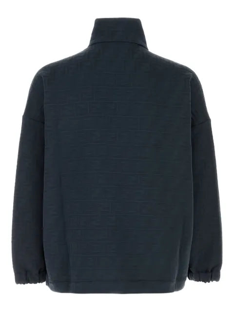 FENDI zip pattern sweater