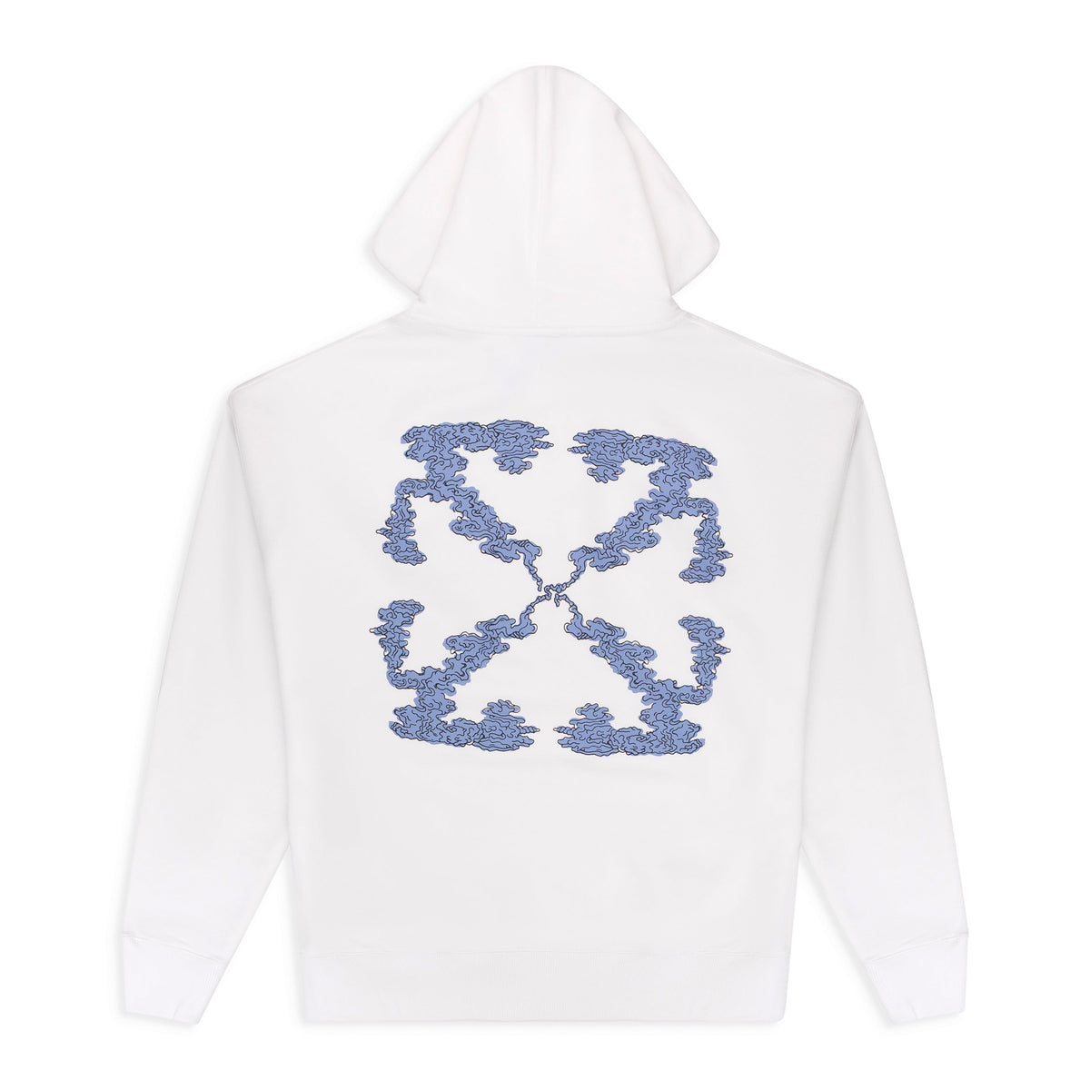 White Cloud Arrow Skate Hoodie