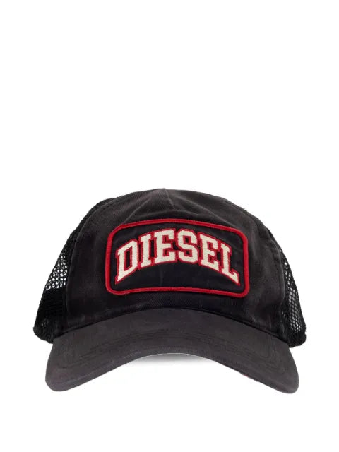 Diesel meshy panelled baseball cap