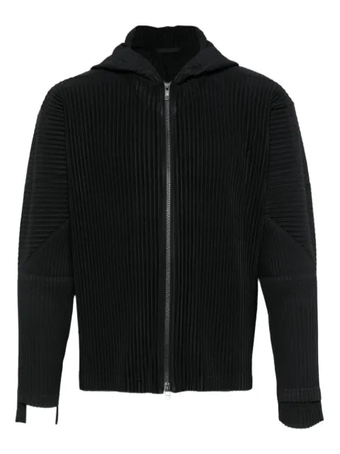 Homme Plissé Issey Miyake fully-pleated zip-up hoodie