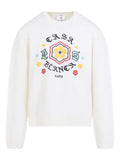 Casablanca Emblem merino knit crew neck sweater