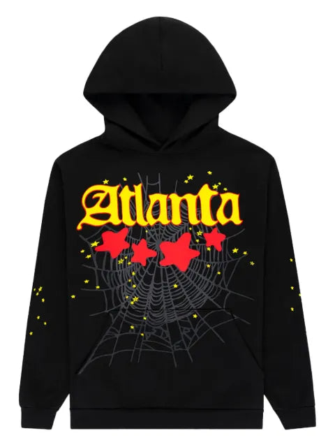 SP5DER Atlanta star-print hoodie