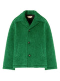 Marni  wool jacket with shaggy brushed finish