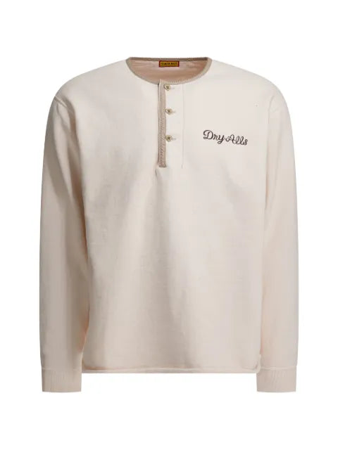Human Made buttons logo sweatshirt