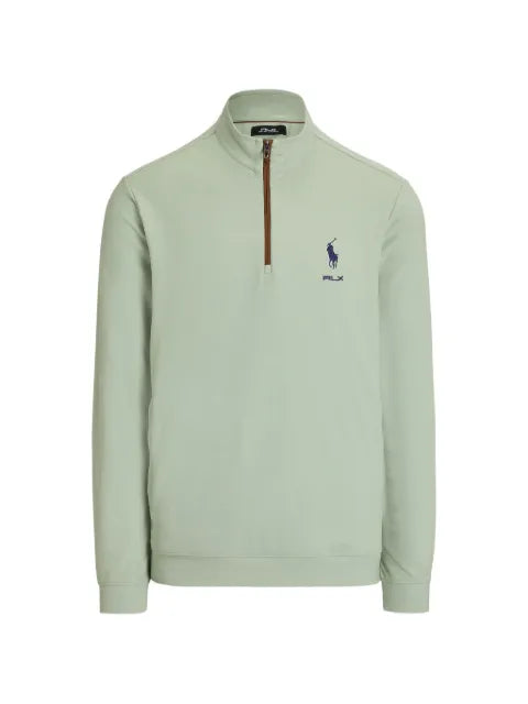 RLX Ralph Lauren logo-embroidered quarter-zip sweater