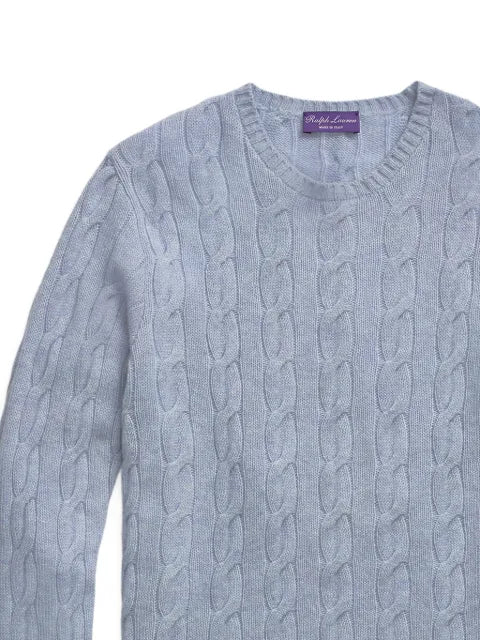 Ralph Lauren Purple Label cable-knit sweater