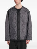 Peacemaker Oamc Casual V-neck quilted button-down jacket