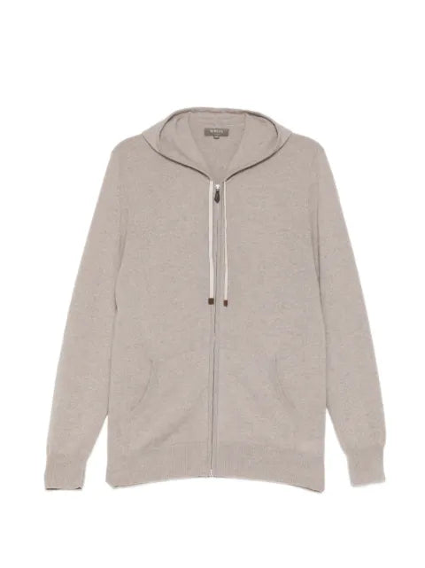 N.Peal Ladbroke zip-up hoodie