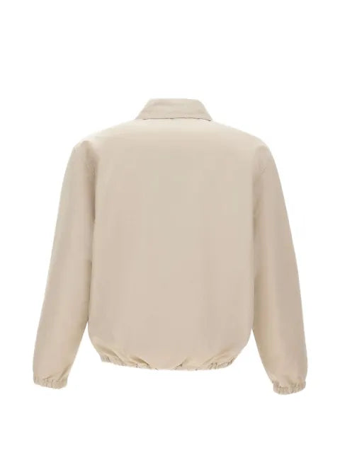 Drôle De Monsieur slogan-print zip-up jacket