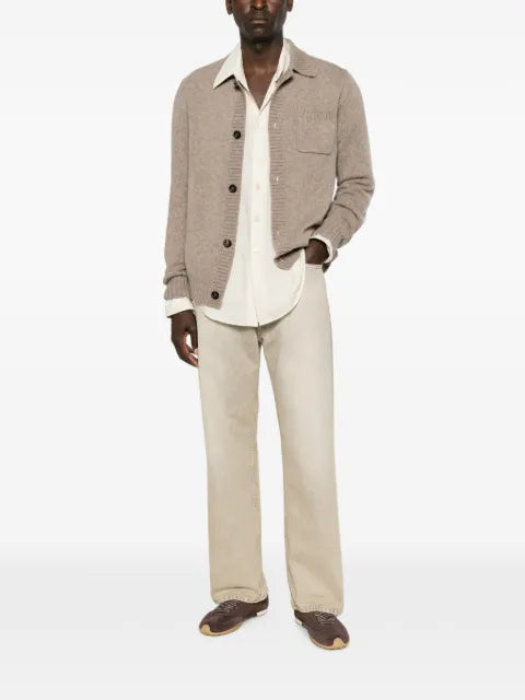 BOMPARD button-up chest-pocket cardigan