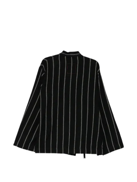 Uma Wang pinstripe wrap jacket