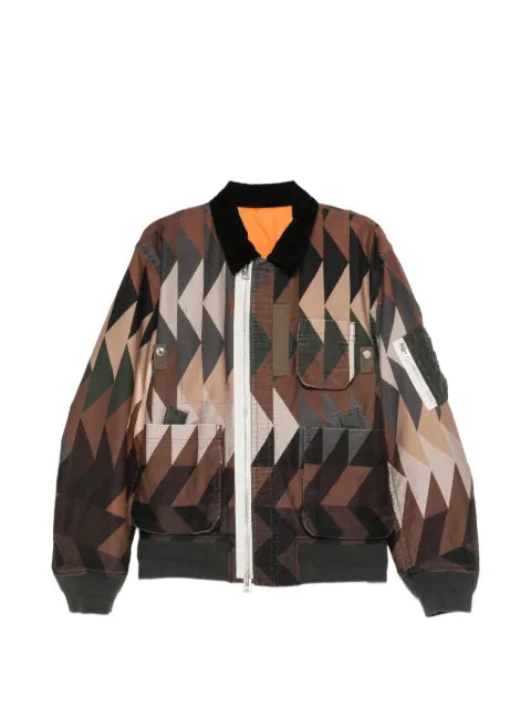 sacai x A.P.C. quilts jacket