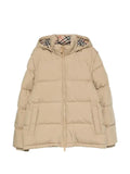 Burberry Bideford check-lining hooded jacket