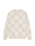 Les Deux check-knit sweater