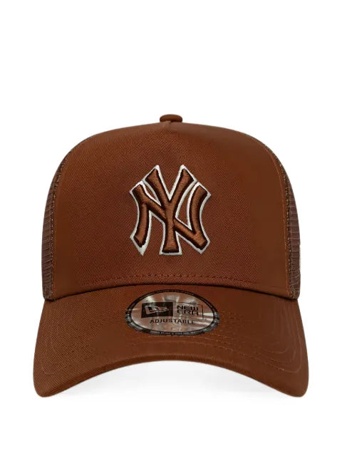 NEW ERA CAP Outline E-Frame NY Yankees logo-embroidered baseball cap