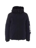 OUTHERE logo-patch hooded jacket