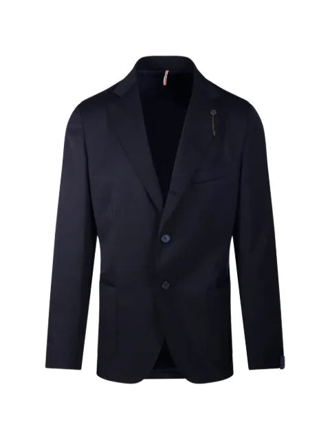 Santaniello single-breasted notched-lapel blazer