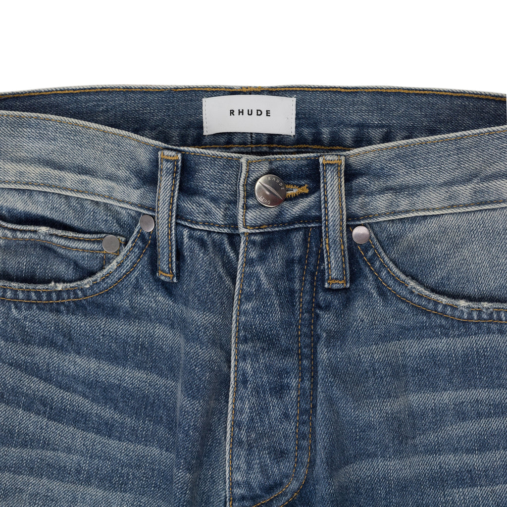 Indigo Denim Straight Fit Jeans