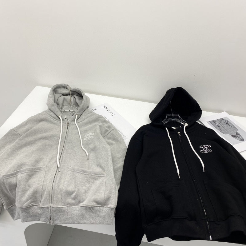 Moschino Hoodie Autumn Embroidery Men'S And Women'S Hoodie