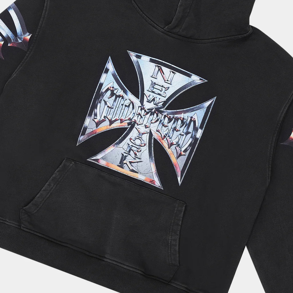 Godspeed Motto Chrome Hoodie Black