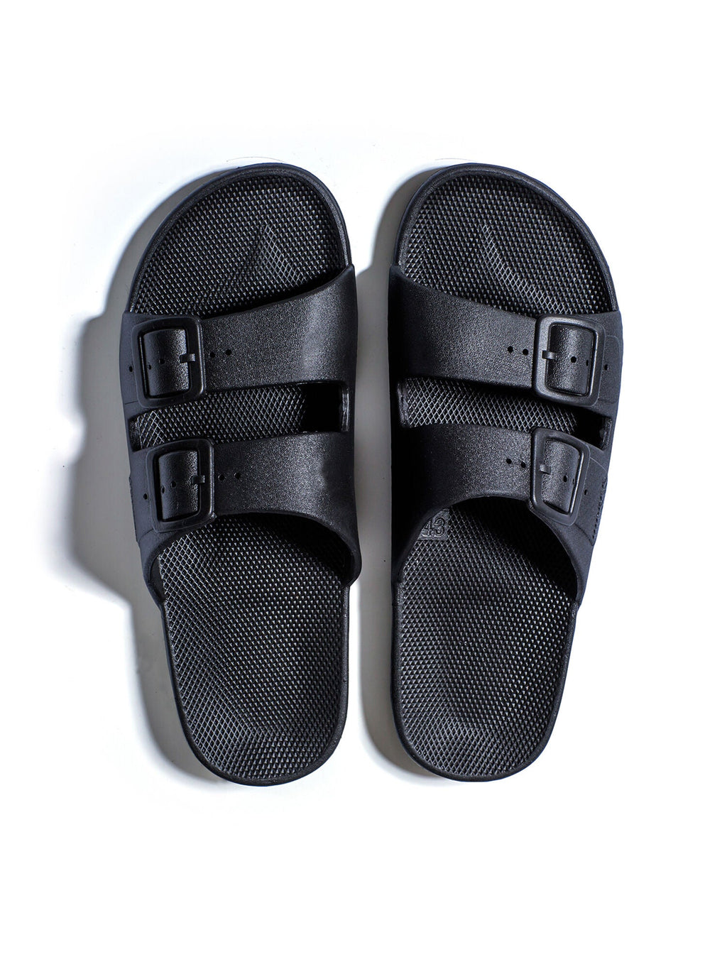 MOSES TWO BAND SLIDE BLACK