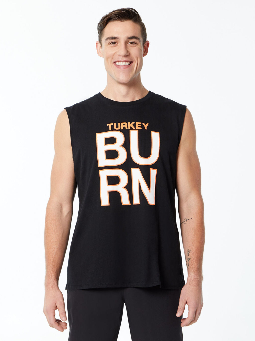 TURKEY BURN BLACK MUSCLE TANK