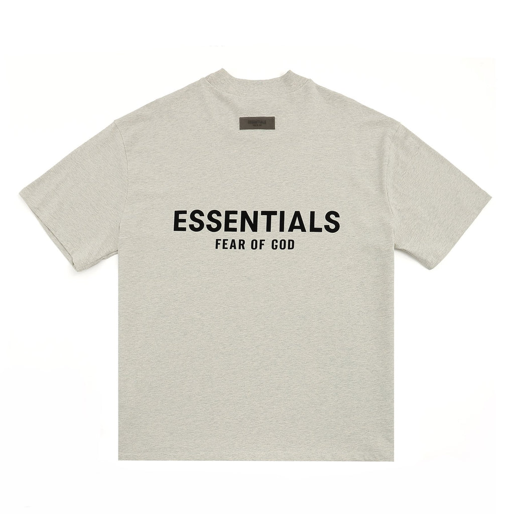 ESSENTIALS Flocked Logo Graphic T-Shirt