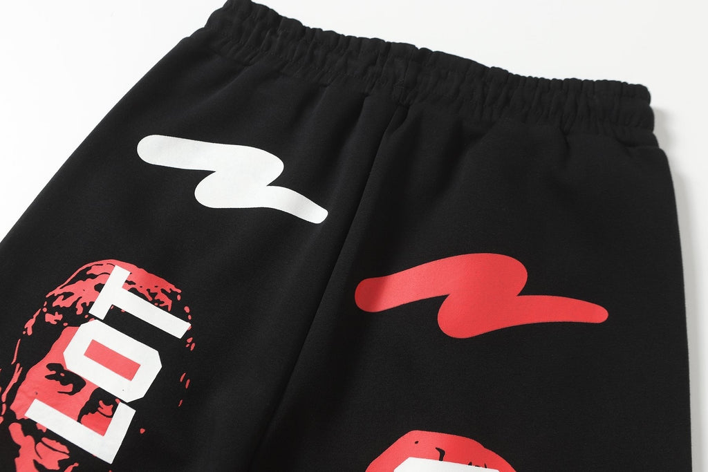 THAT'S A AWFUL LOT OF COUGH SYRUP Star Graphic Zip Hoodie & Pants Matching Set