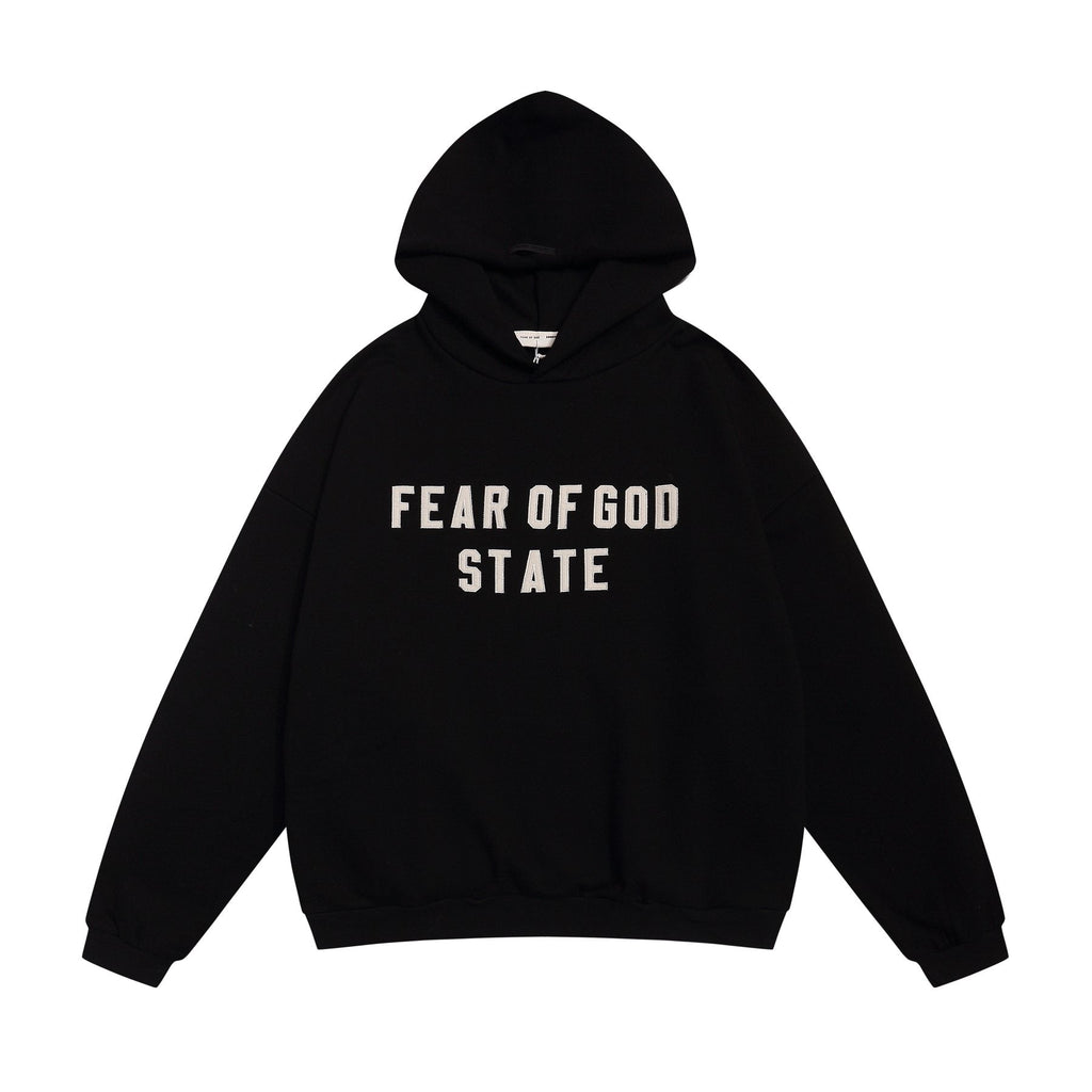 Fear of God State Embroidered Graphic Hoodie