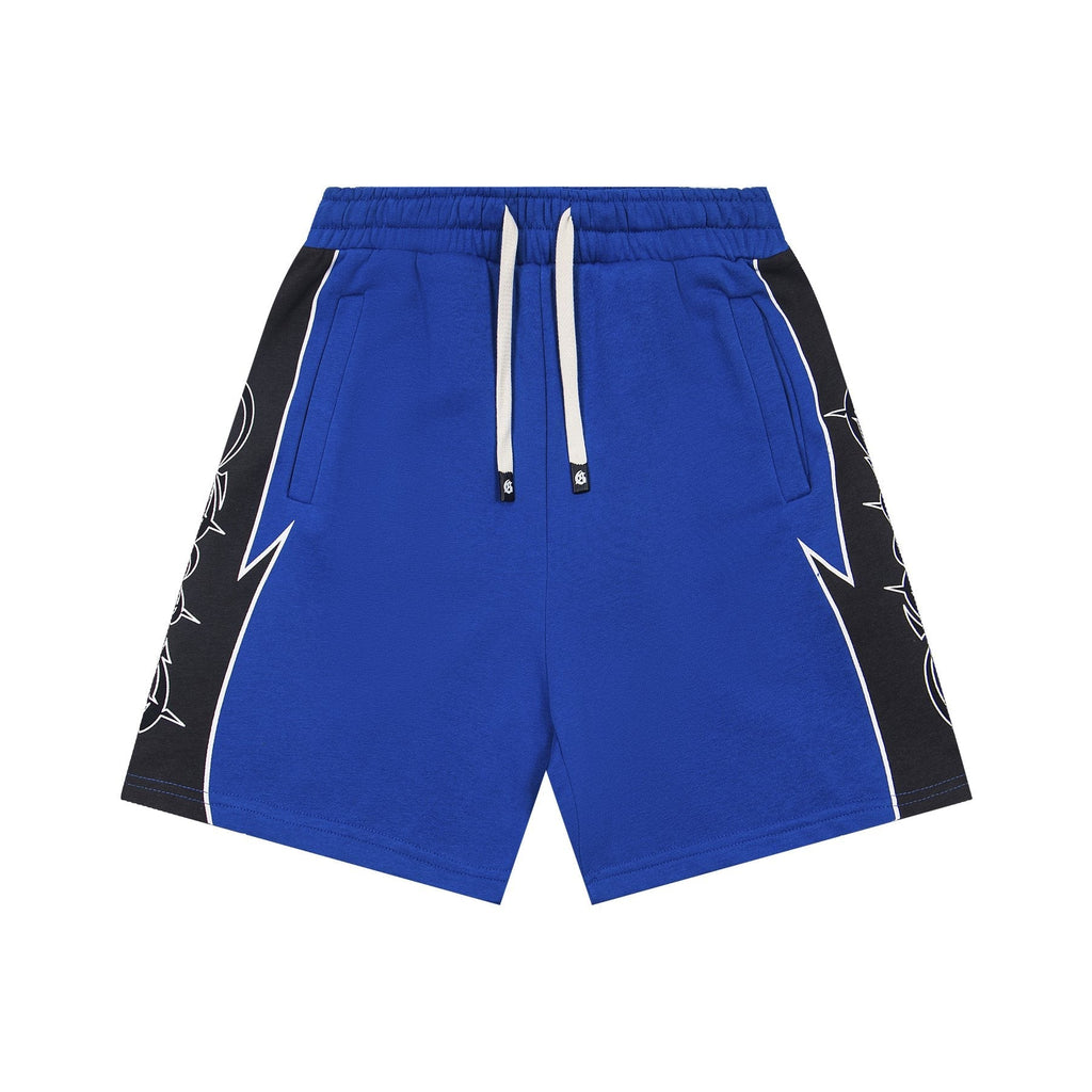 Godspeed Printed Side-Panel Drawstring Shorts