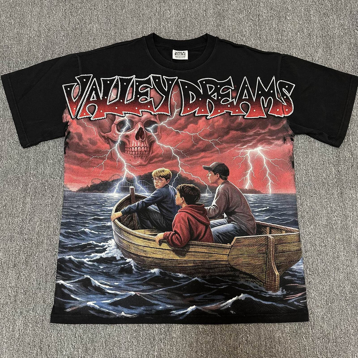 VALE USA Dreams Rhinestone Graphic T-Shirt