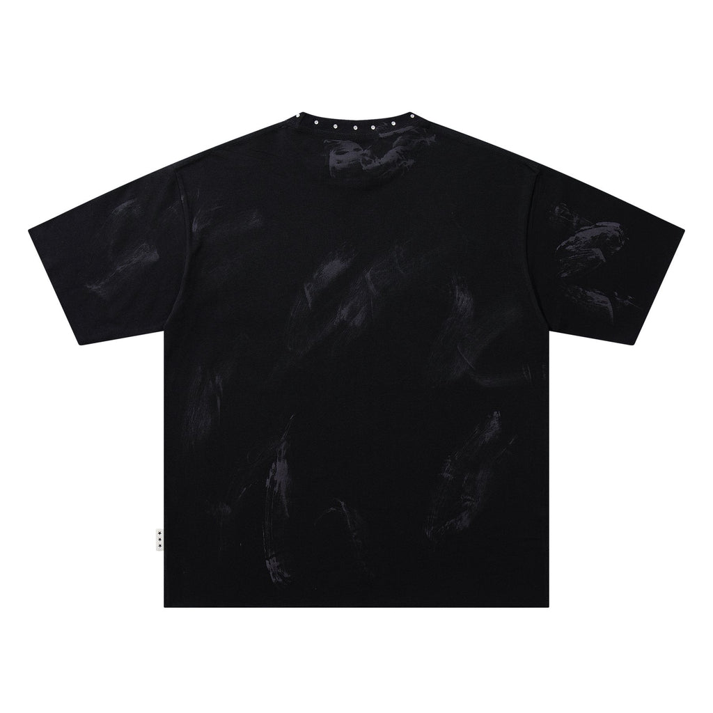 BKYS Revival Rhinestone City Graffiti Graphic T-Shirt