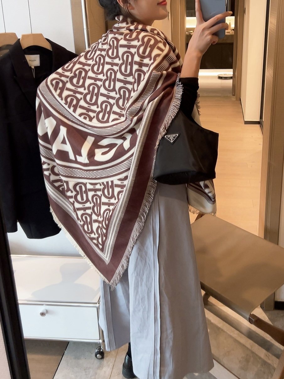 Burberry Graphic Square Scarf