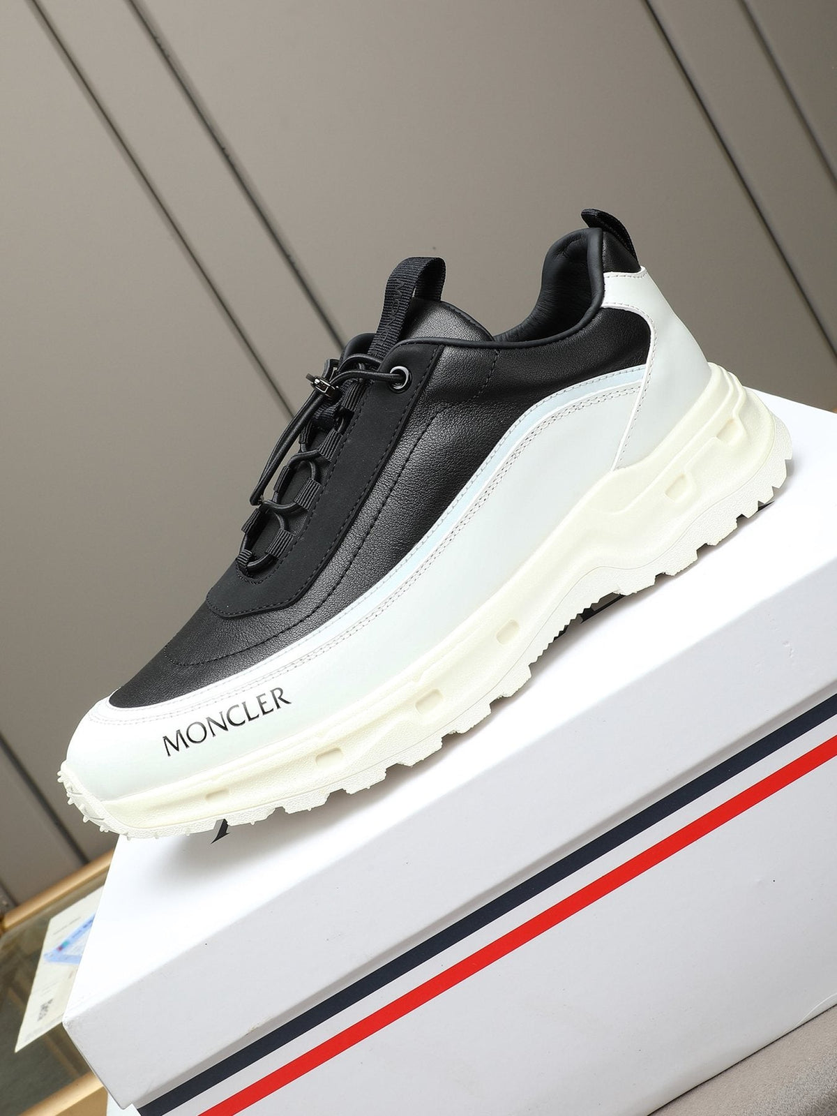 Moncler Chunky-Sole Lace-Up Sneakers