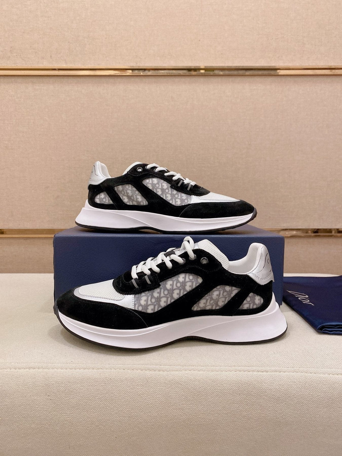 Dior B30 Low-Top Sneakers - Mesh Panels