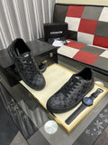 Coach Black and Charcoal Low-Top Sneakers